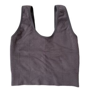 Gymshark Gray Cropped Tank Top